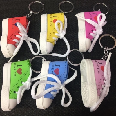 Hot style LOVE shoes casual shoes key rings car bags key rings pendants promotional gifts manufacturers direct sale