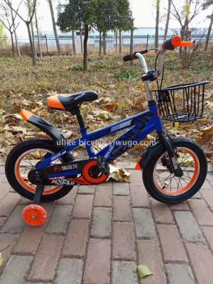 Bicycle 121416 new stroller children's bicycle with basket for men and women