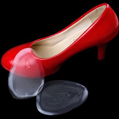 New Pu Sticky Silicone Small Dot Massage Forefoot Pad High Heels Anti-Foot Pain High Heels Essential