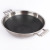 Home kitchen high - end atmosphere can be smokeless non - stick pan, 304 stainless steel food grade wok cooking