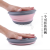 Folding bowl children's bowl lunchbox set bento box gift collapsible bowl TPR collapsible bowl portable for outdoor 