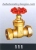 Brass compressed gate valve