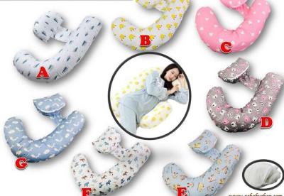 Multi-functional pregnant side pillow pure cotton can be removed and washed U pillow manufacturers direct sales