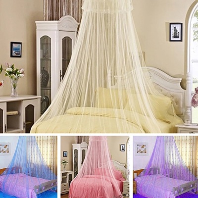 High quality dome top mosquito net enclosed princess bed curtain sleeping mosquito net