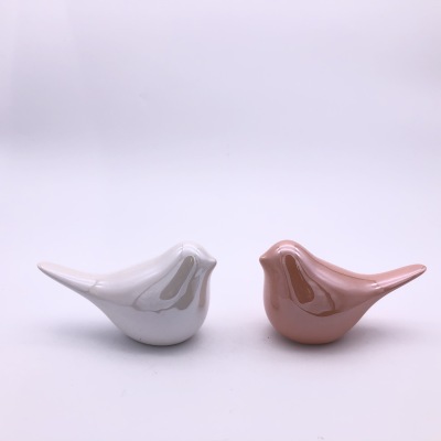 Modern and contracted northern Europe extremely simple glaze ceramic bird abstract decoration 