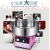 Fancy cotton candy machine commercial stainless steel electric/gas cotton candy machine color wire drawing machine