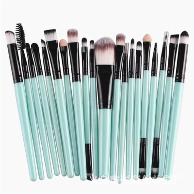 New Product Makeup 20 PCs Makeup Brush Set Beauty Tools Eye Lip Function Brush Multi-Color Rod Factory Direct Sales