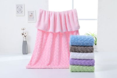 Starting line rose wool double blanket baby blanket baby blanket lamb wool spring/summer style