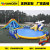 Customized inflatable octopus slide pool park combination children's water park equipment water world park
