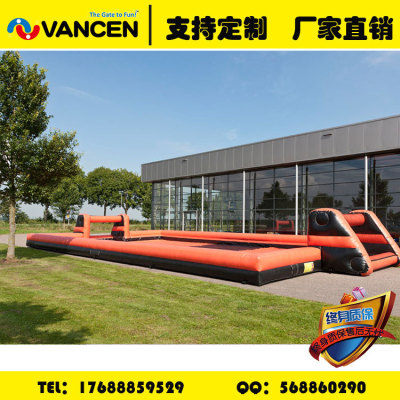 Wholesale entertainment inflatable football field water football field inflatable basketball court volleyball court fun 