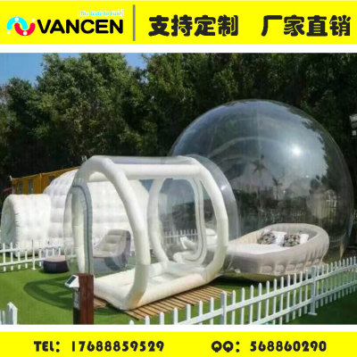 Bubble tent manufacturers custom outdoor camping inflatable bubble house tent resort tourism transparent tent