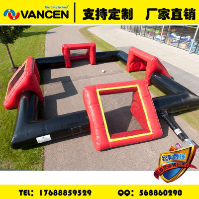 Four inflatable football field children's entertainment equipment basketball court adult games props wholesale custom