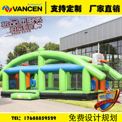 Manufacturers customize PVC Inflatable basketball court game equipment