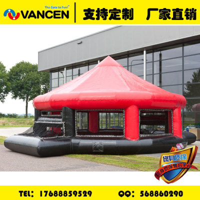 Factory custom PVC inflatable football field tents outdoor adult sports events football field equipment wholesale 