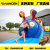 New indoor children's playground equipment inflatable caterpillar channel built-in adventure obstacle inflatable custom