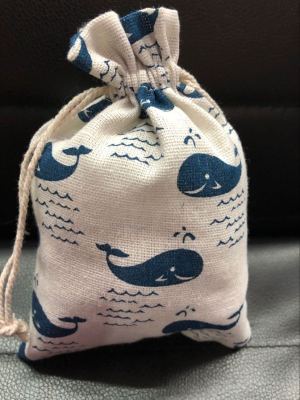 Printed cotton bag has spot dried flower bag lavender bag perfume bag mosquito repellent bag band mouth gift bag