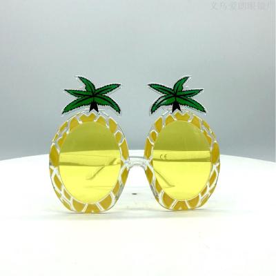 Party glasses Hawaii beach pineapple sun goggles party plastic fruit shaped decorations
