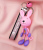 Long-legged bunny key chain pendant key accessory doll hanging bag key chain pendant