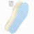 3mm White Latex Stripe Towel Cloth Sweat-Absorbent Insole Winter Warm Insole Comfortable Latex Insole Can Be Cut