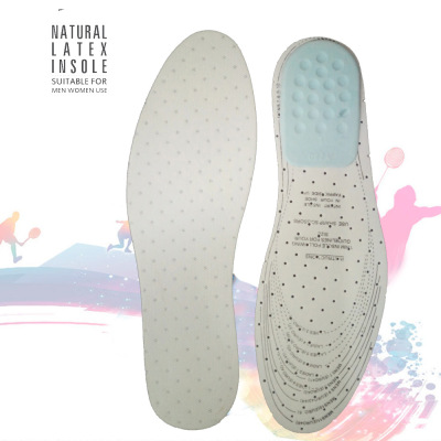 EVA perforation breathable insole latex small increase insole comfortable insole can be cut out for men and women