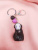 Animation no face male key chain hanging decoration creative accessories pendant car accessories bag pendant