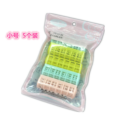 Manufacturers sell 5 sets of plastic hair roll double layer child and mother curlers directly