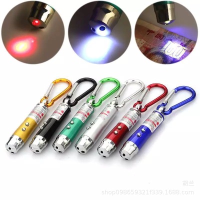 Manufacturers direct three-in-one laser flashlight LED laser lamp for children's toy laser lamp