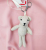 Cute bear key accessories creative accessories bag decoration craft key chain ornaments hanging ornaments