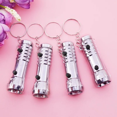 New dual purpose LED flashlight lamp multi-function key chain 2 used for wholesale money inspection lamp