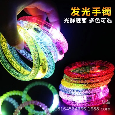 Manufacturers direct seven colored lights acrylic flash bracelet