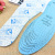 Blue Latex Cotton Perforated Breathable Insole Cutting Printing Cotton Comfortable Foreign Trade Sweat-Absorbing Insole
