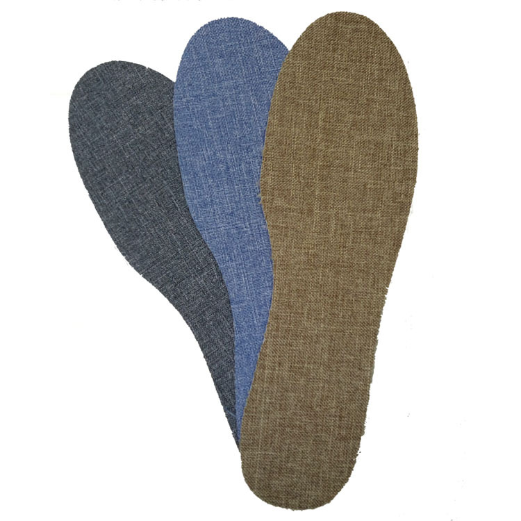 Comfortable breathable linen insole 3mm white latex can be cut out insole spring and summer comfortable latex insole