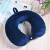 Solid color memory cotton U pillow nap neck pillow slow reset car travel pillow