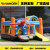 Inflatable airplane bounder toy new children's inflatable castle bounder made of Plato PVC material