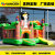 The factory produces inflatable castle recreation trampoline naughty castle children's paradise toy city square 