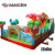 2018 new outdoor lawn children's inflatable castle children's amusement project traffic town customized