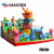 Bouncy castle guangzhou custom export PVC outdoor children's inflatable castle park toy bouncer