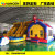 Water slide manufacturer directly thickens the environment-friendly inflatable swimming pool slide and inflatable 