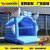 Inflatable castle outdoor large children's naughty castle inflatable slide dolphin trampoline land adventure amusement 