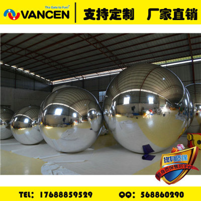 PVC mall advertising decoration inflatable mirror ball aluminum foil decoration Christmas balloon manufacturers custom 