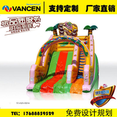 Guangzhou large inflatable water slide manufacturers direct children's slide mobile water park inflatable toys
