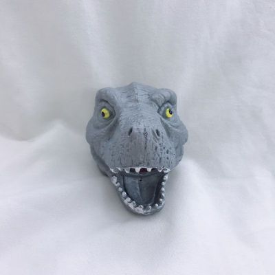 Creative new toys dinosaur head grape ball pinched pressure relief boring vent ball decompression ball