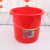 Thickened Drop-Resistant Red Barrel Large Capacity Portable Plastic Bucket Laundry Foot Bath Barrel Car Wash Fishing Bucket Household Water Bucket