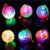 7.5cm flash with rope massage ball luminescent vent ball two-color flash hedgehog ball floor toy hot