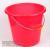 Thickened Drop-Resistant Red Barrel Large Capacity Portable Plastic Bucket Laundry Foot Bath Barrel Car Wash Fishing Bucket Household Water Bucket