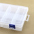 Transparent detachable large 8-cell plastic storage box electronic components parts packaging box head jewelry box