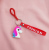 Cartoon car pendant unicorn key chain jewelry pendant quality creative package accessories