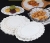 Lacy cushion paper grease absorbent pizza cushion paper baking paper pastry cake round floral base paper 1000 sheets