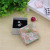 Wholesale square small jewelry box rose paper ring box heaven and earth cover ear stud jewelry box