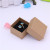 Spot supply DIY ear stud jewelry packaging box tiandi cover small box retro kraft paper ring box wholesale
